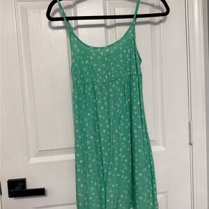 Wild Fable Mint Floral Cap Sleeve Dress